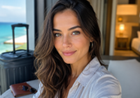 Travel beauty with contact lenses