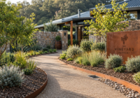 corten garden edging